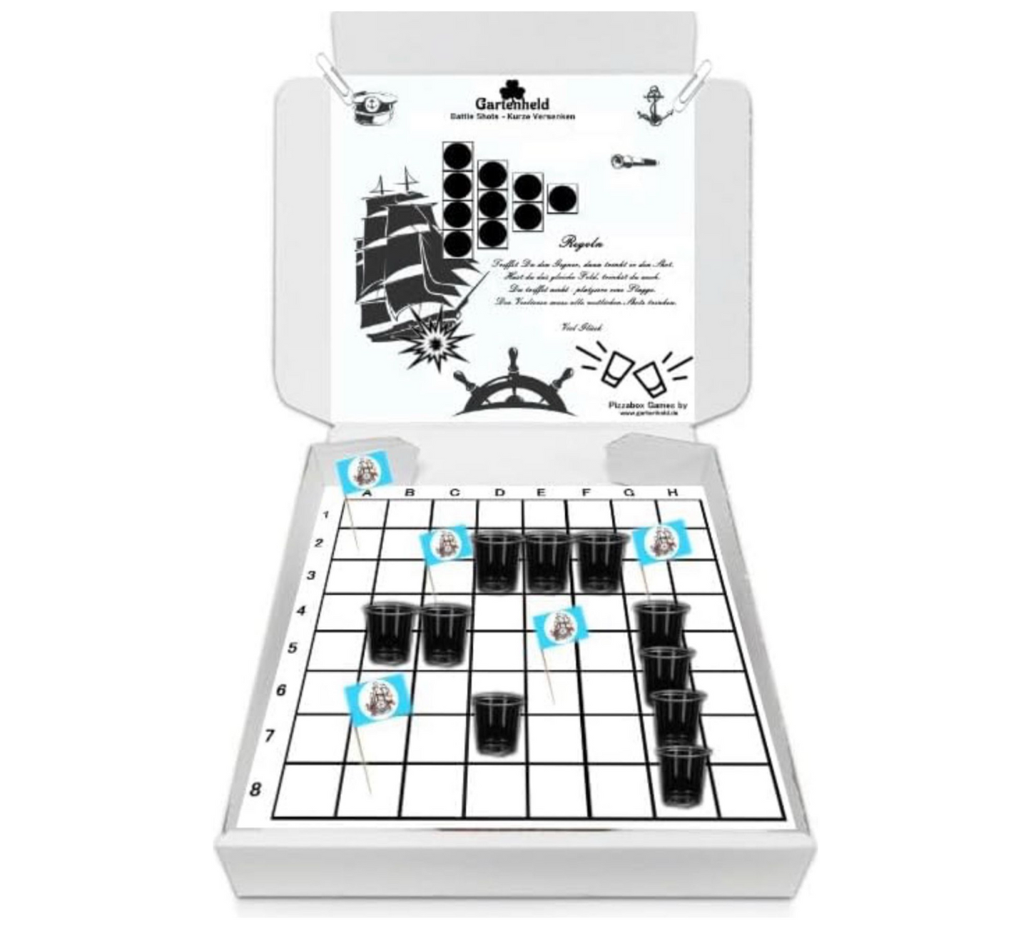 Gartenheld Pizza Box Trinkspiele