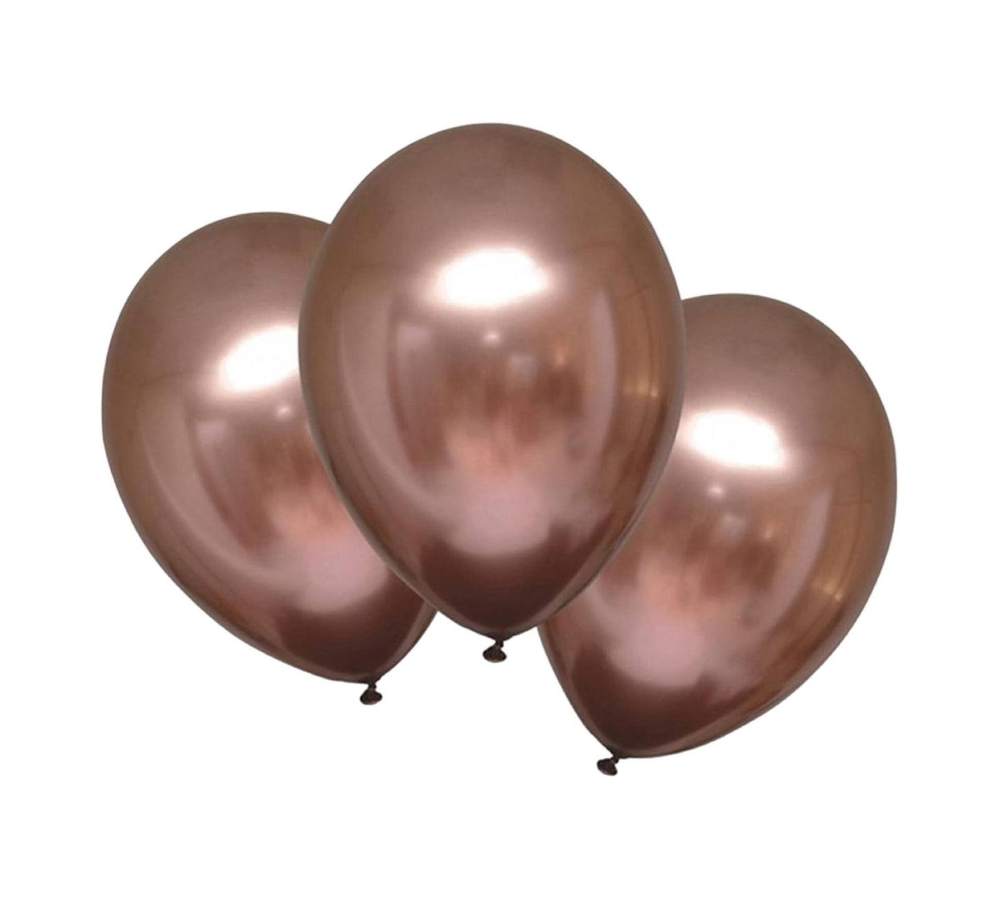 3er XL Ballonset Rosegold