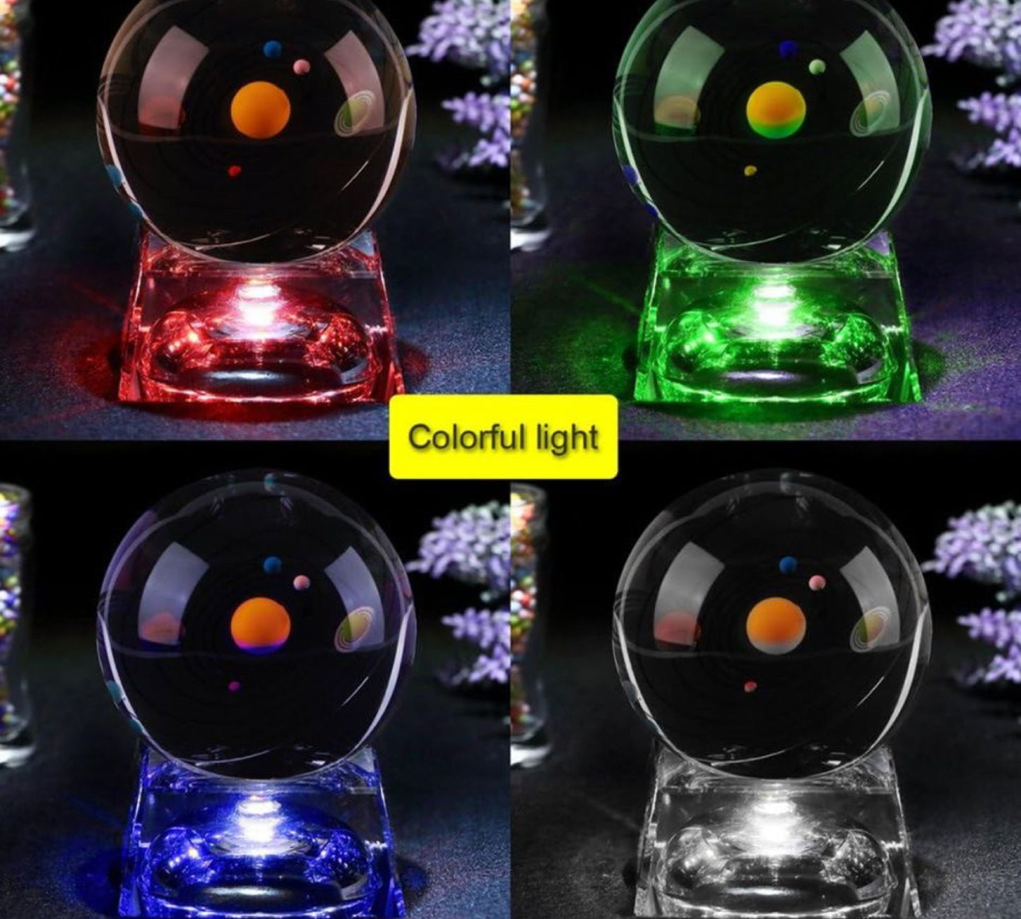 3D Sonnensystem mit LED