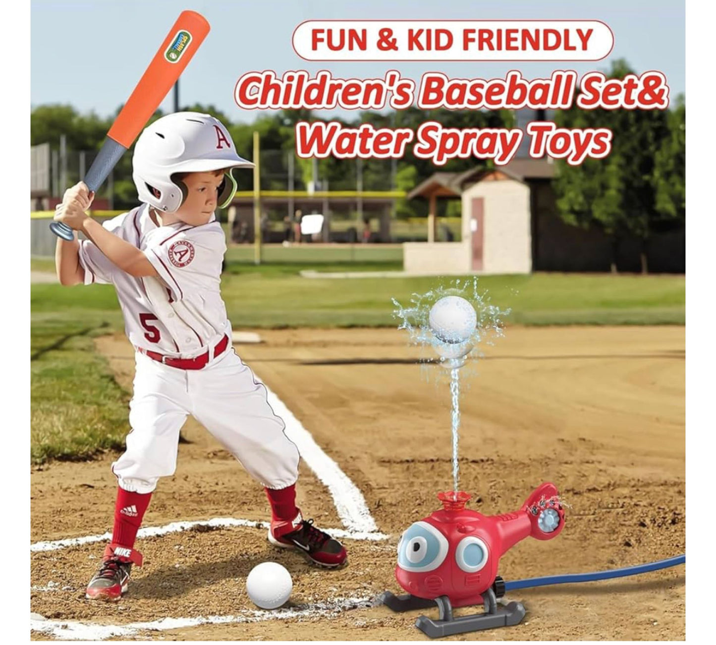 2-in-1 Helikopter-Wassersprinkler