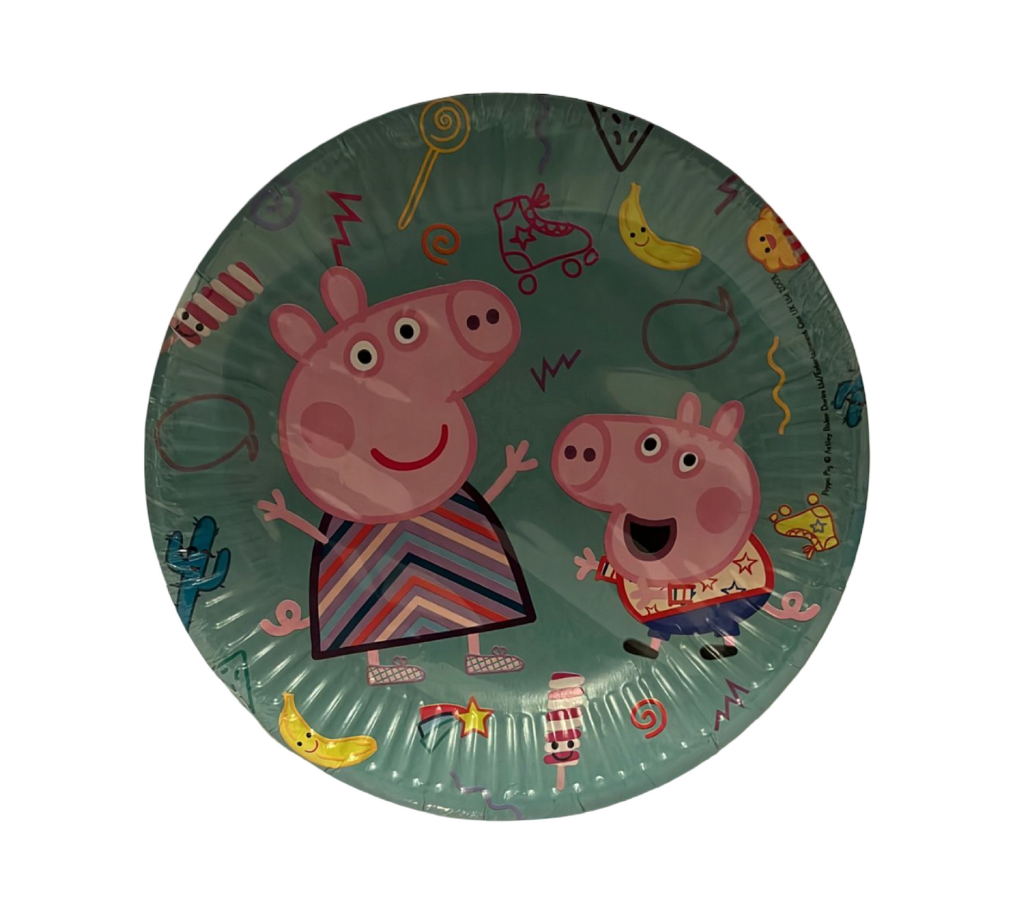 10er Set Peppa Wutz Geburtstagsteller