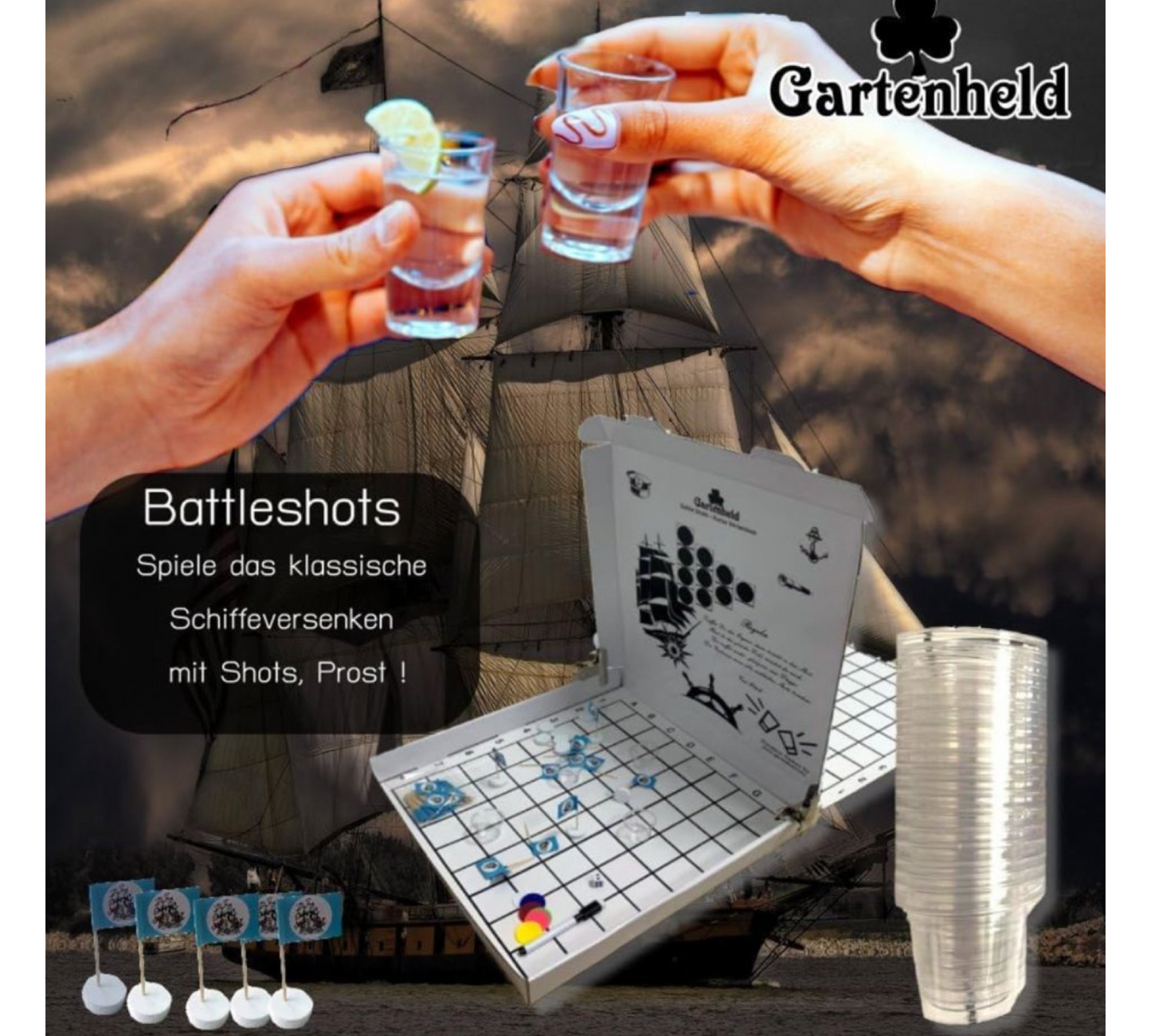 Gartenheld Pizza Box Trinkspiele