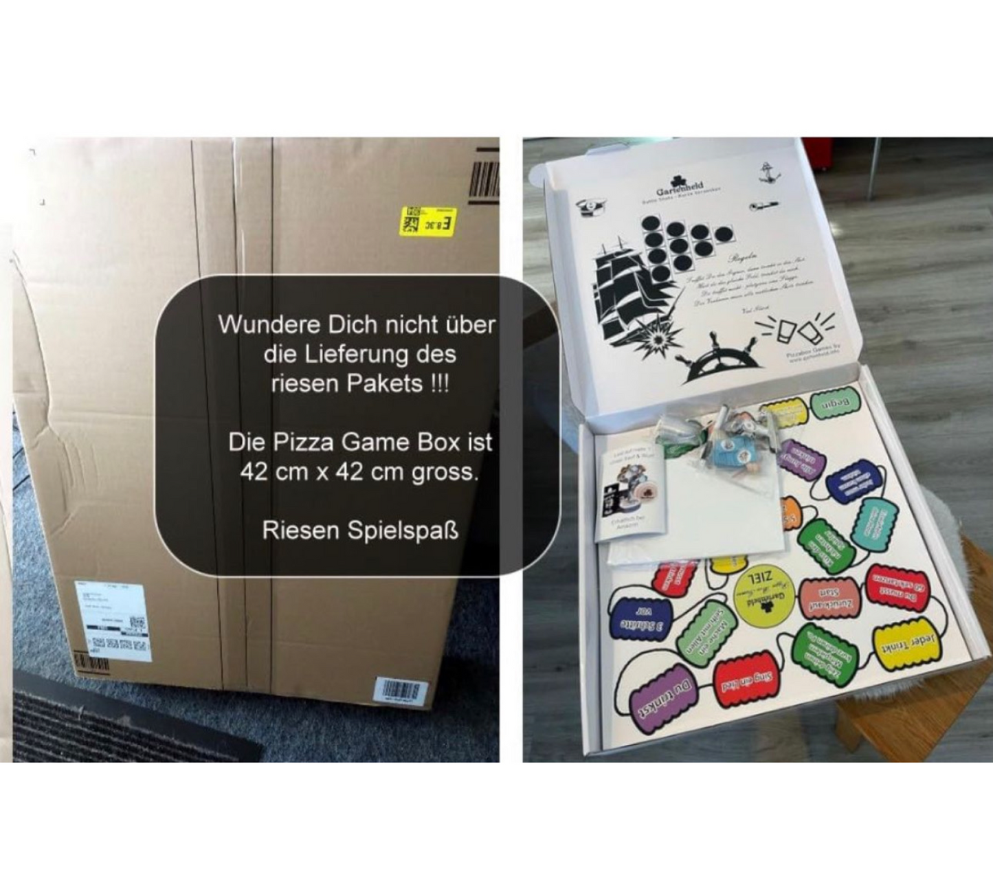 Gartenheld Pizza Box Trinkspiele