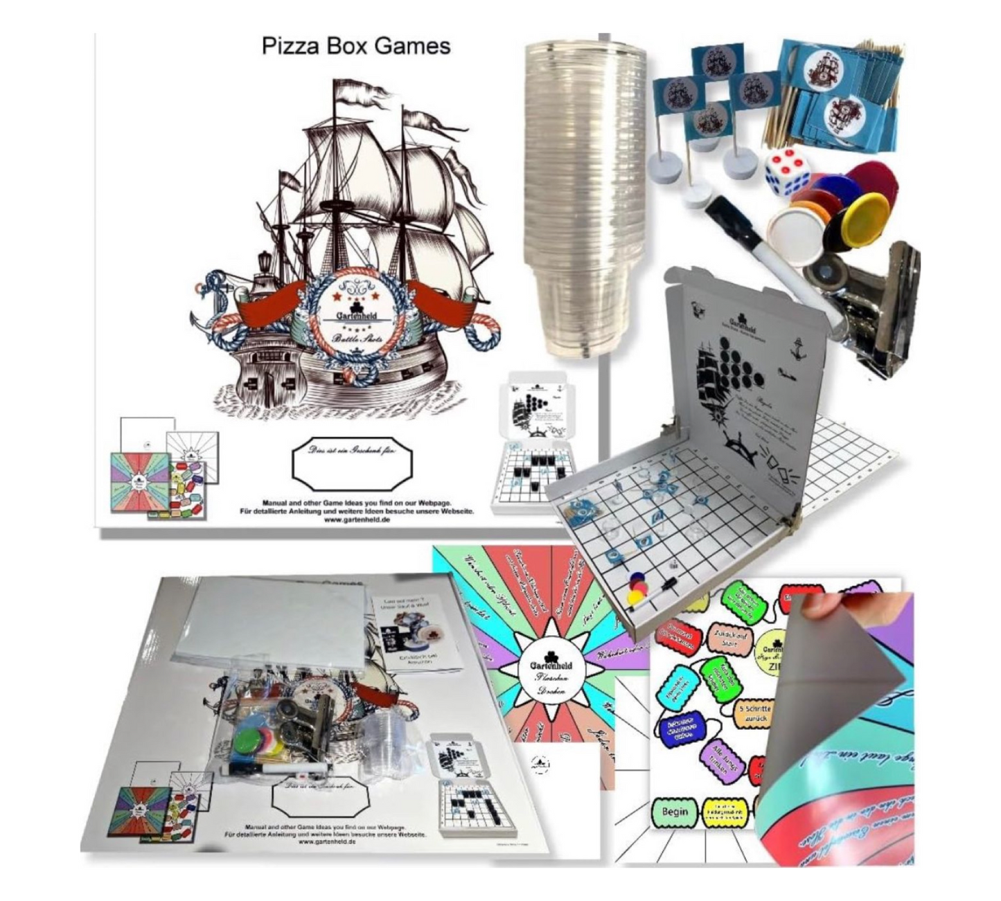Gartenheld Pizza Box Trinkspiele