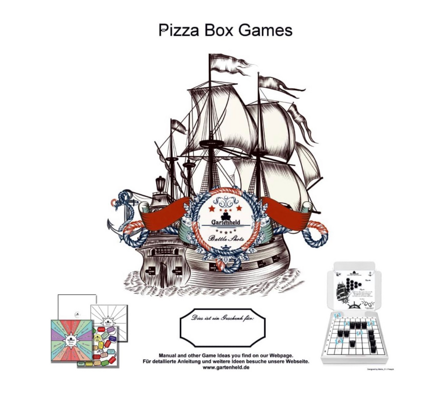 Gartenheld Pizza Box Trinkspiele