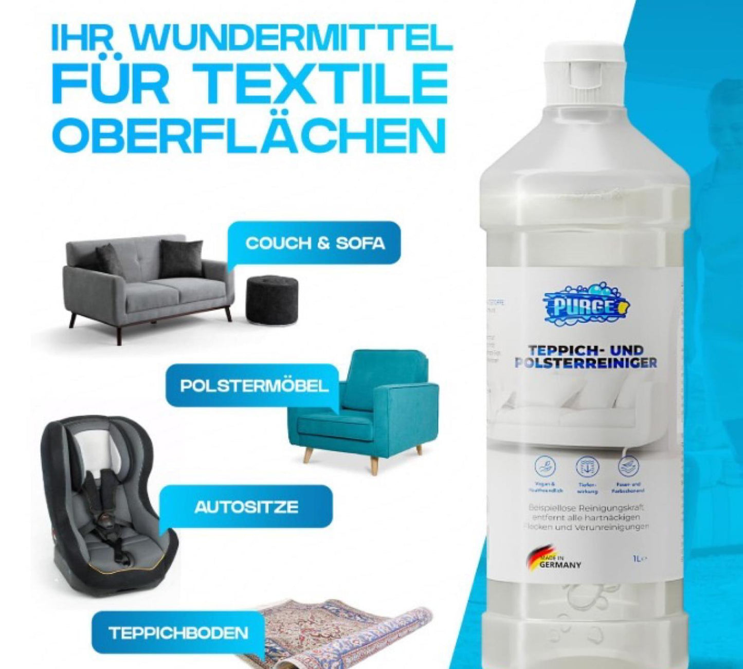 Purge Teppich- und Polsterreiniger