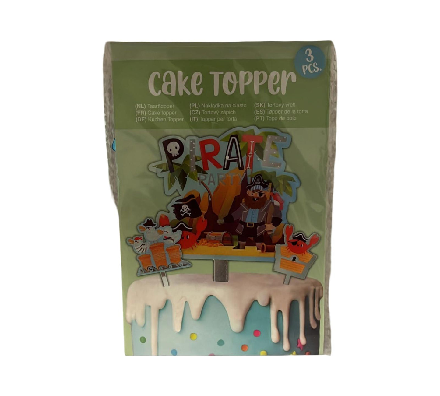 3er Piraten Kuchentopper