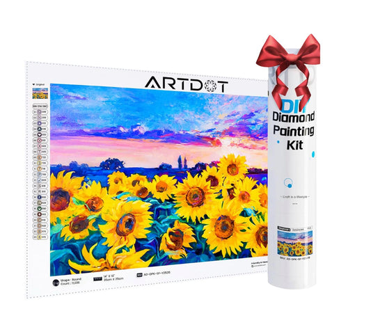 Diamond Painting Kit Sonnenblume