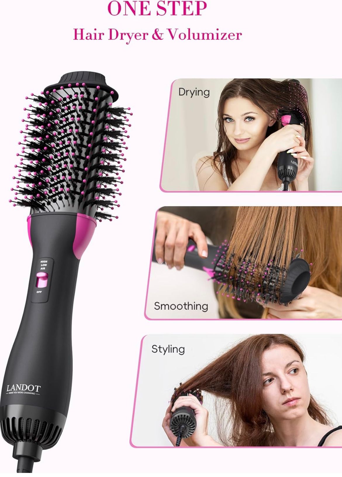 Landot 4 in 1 Haarföhn Styler