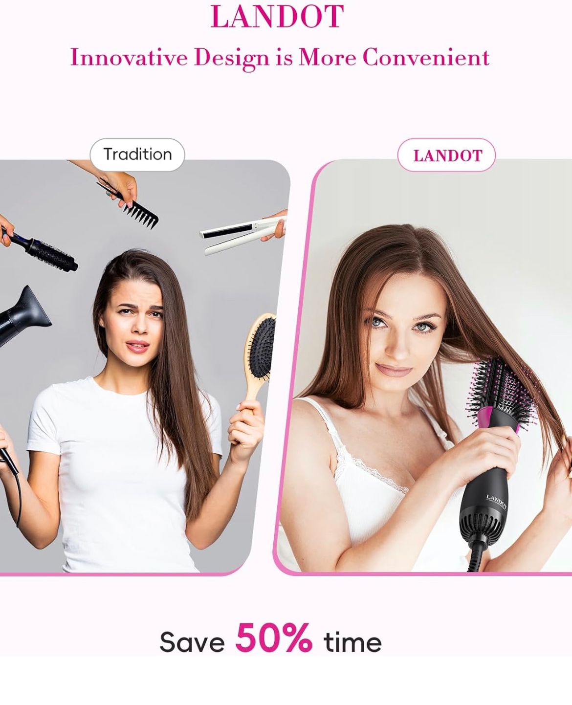 Landot 4 in 1 Haarföhn Styler