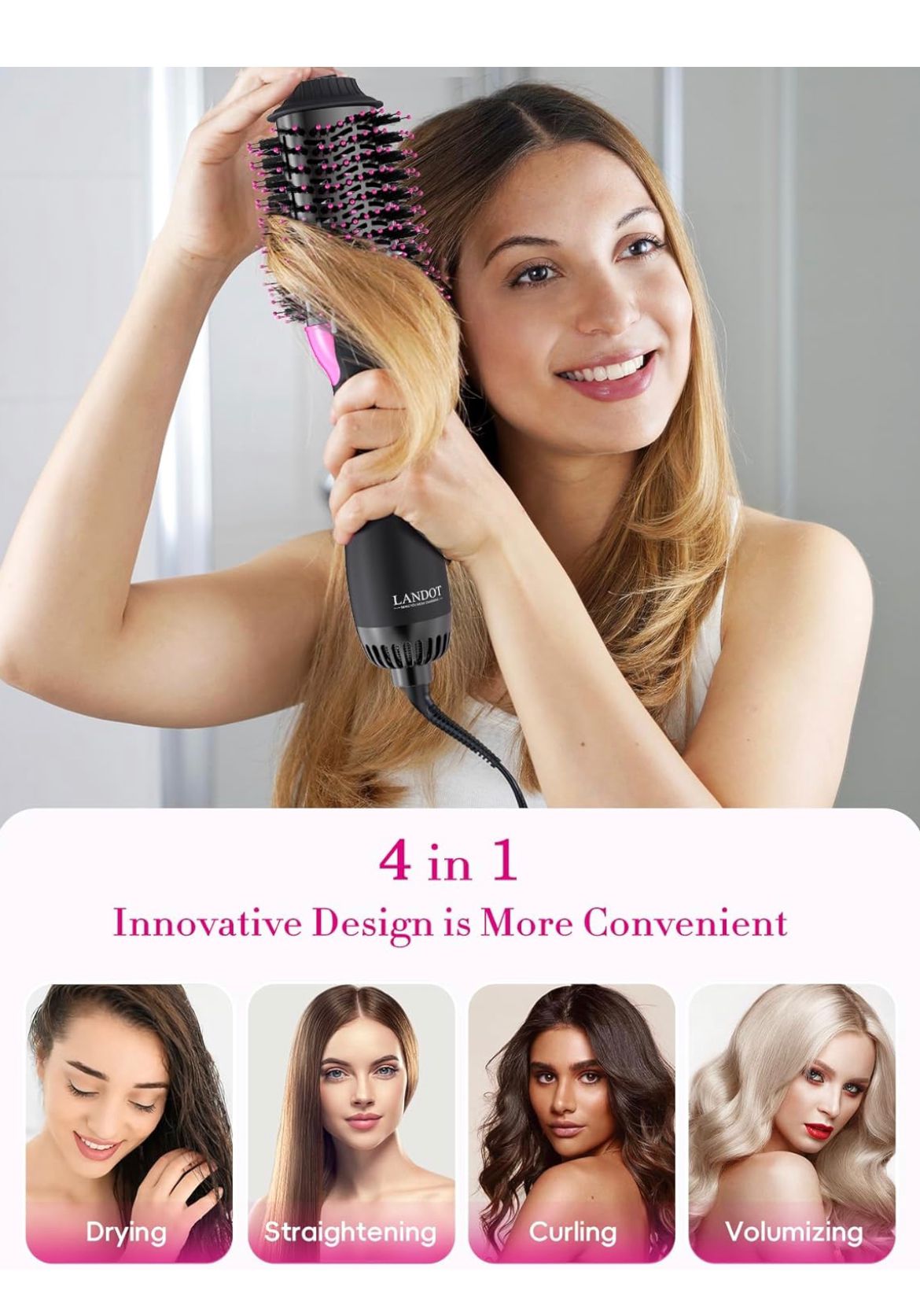 Landot 4 in 1 Haarföhn Styler