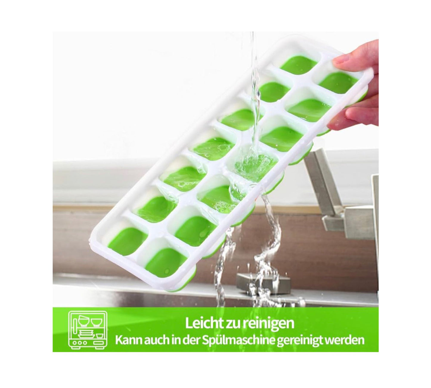 VEHHE Silikon-Eiswürfelformen